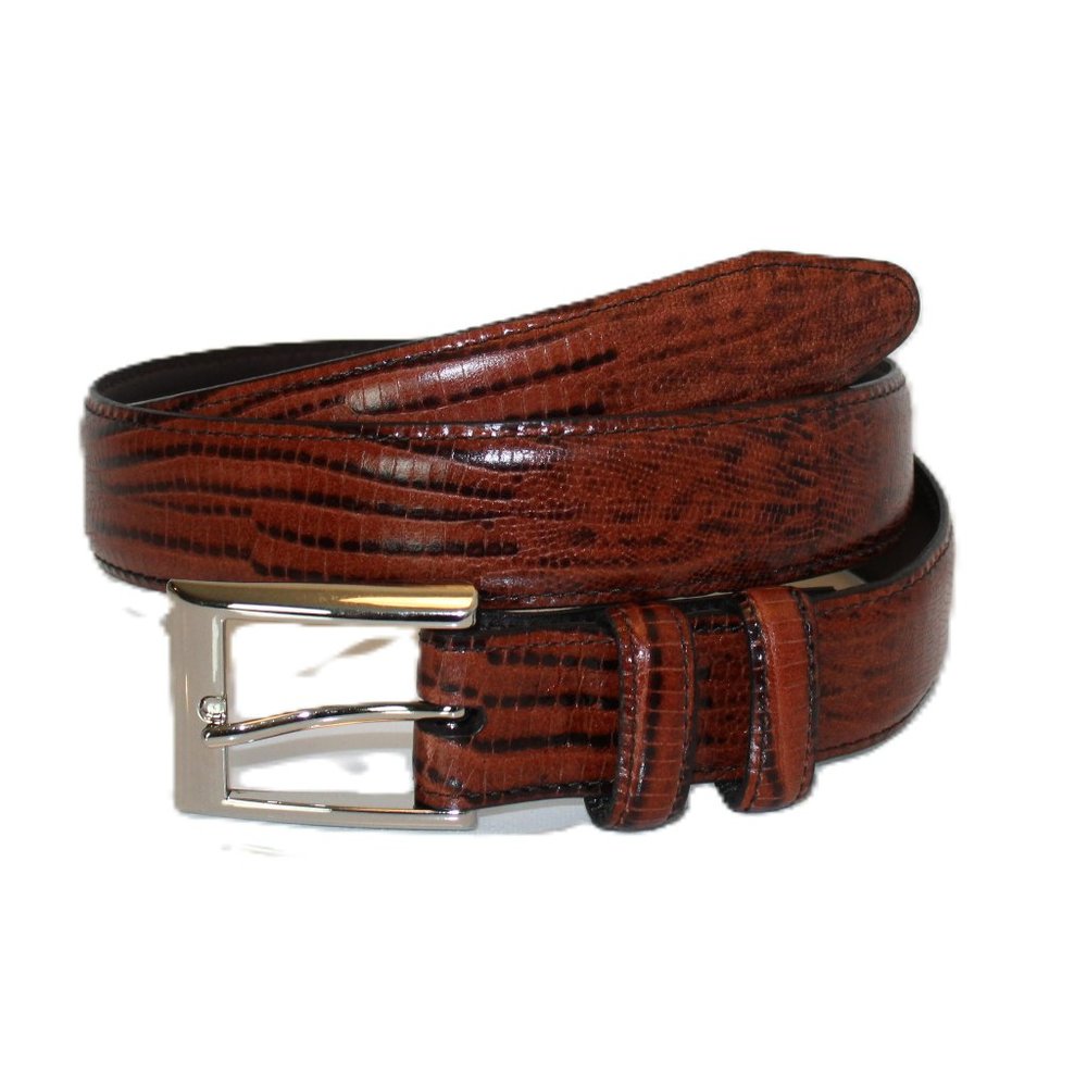 San Antonio Shoemakers Iguana Steerhide Belt Made in the USA Size 34